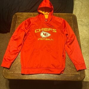 Majestic Kansas City Chiefs Men's Hoodie Sweatshirt Red, Long Sleeve, Size 2XL